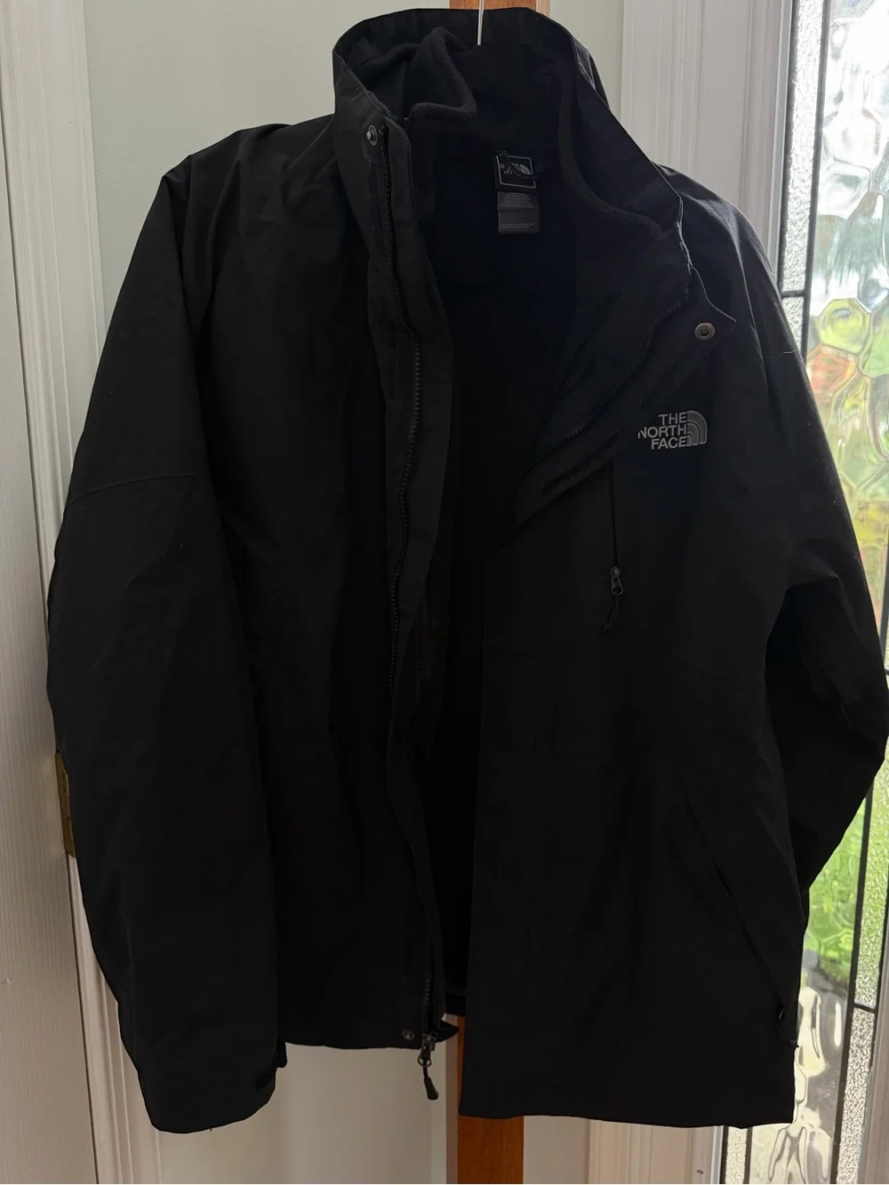 The North Face Men's Black Ski Jacket with Hood